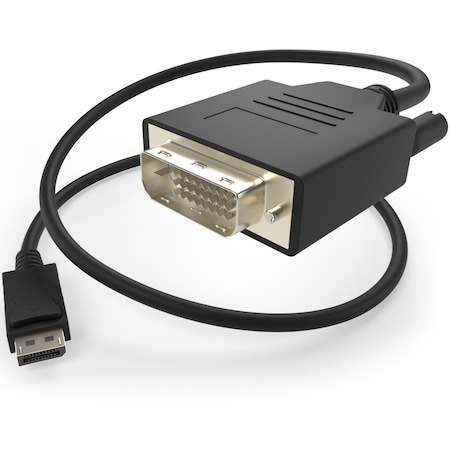 Unirise Usa This Displayport Male To Dvi-D Dual Link 24+1 Male Cable Will Allow DVIDP-06F-MM